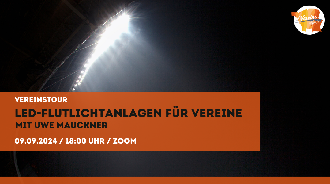 LED-Flutlicht für Vereine