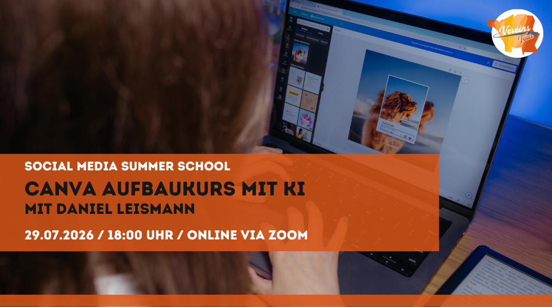 Canva Aufbaukurs mit KI: Social Media Summer School